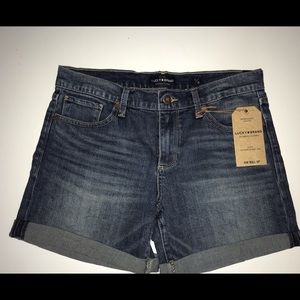 NWT Lucky Brand Roll Up Shorts Size 6/28